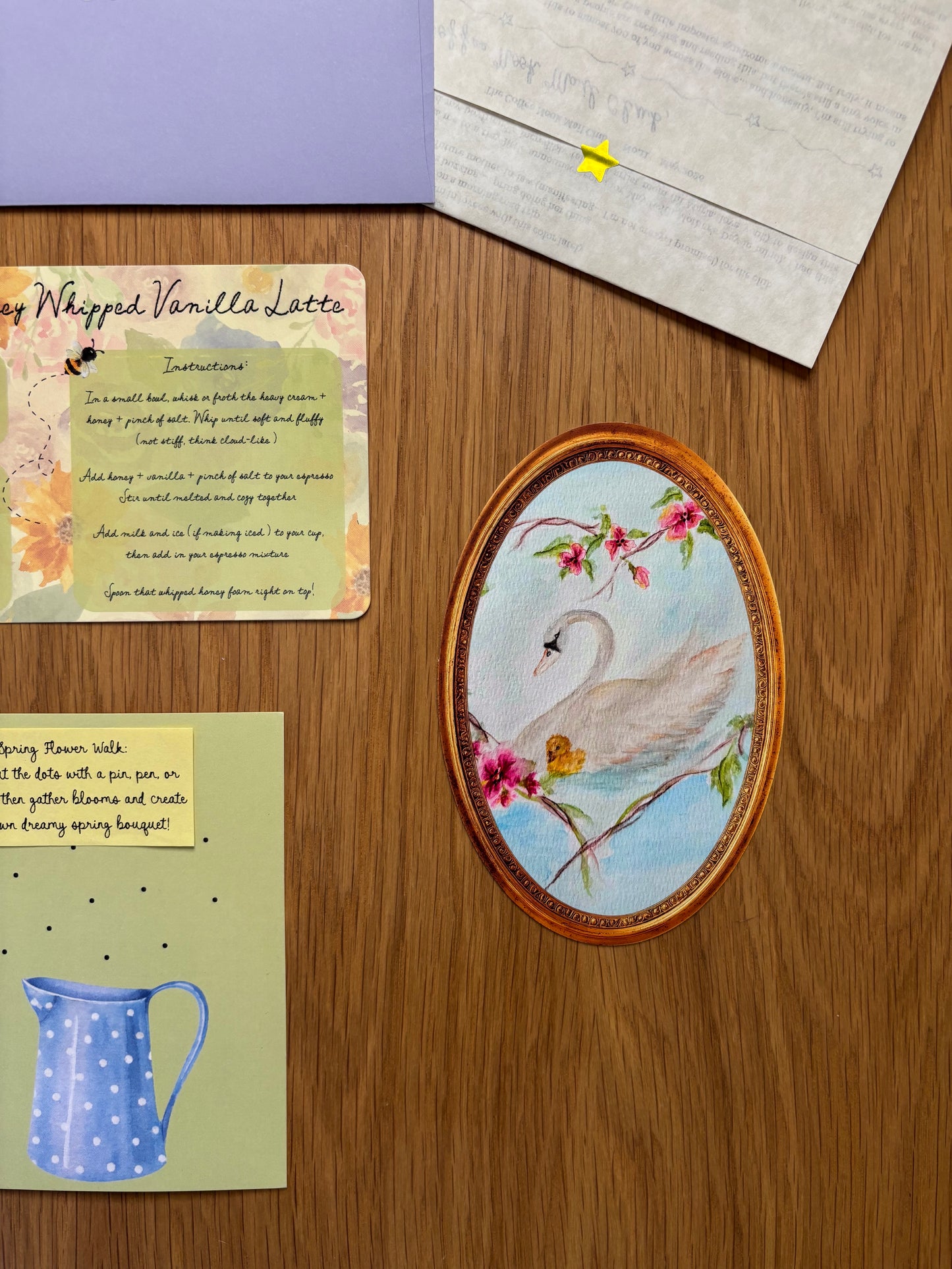 May 2026 Swan and Duckling Art Print